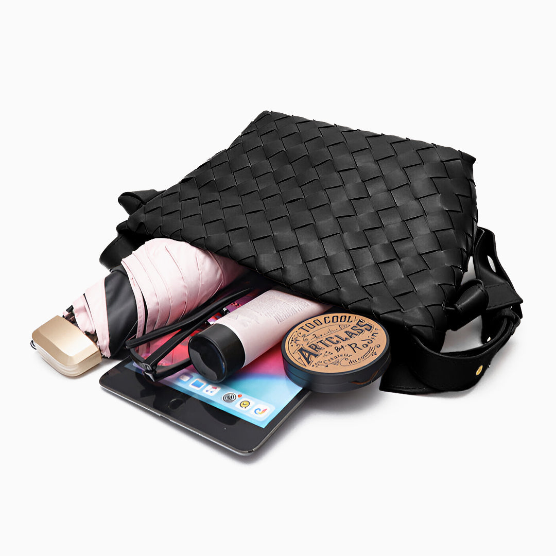 Ciara Woven Shoulder Bag