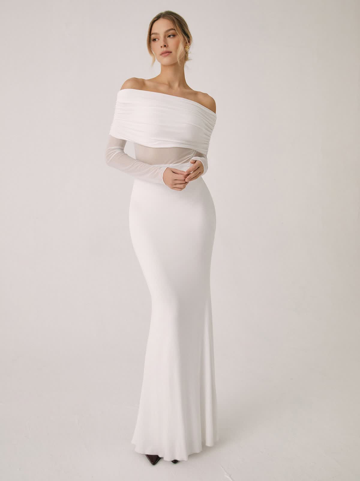Isalina™ Off-Shoulder Maxi Dress