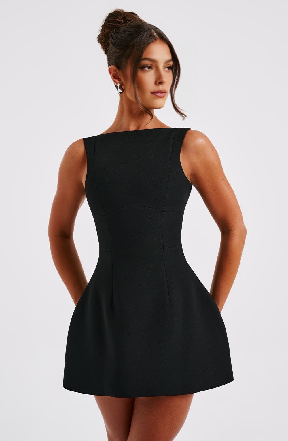Seraphina™ Mini Dress - Black
