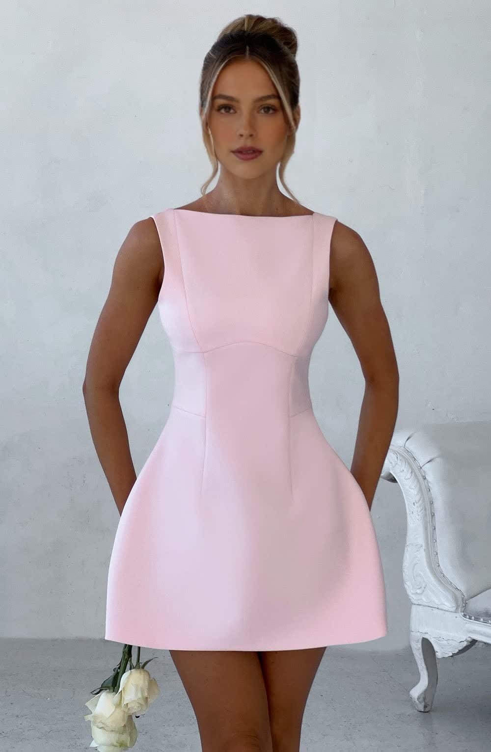 Alana™ Mini Dress - Blush
