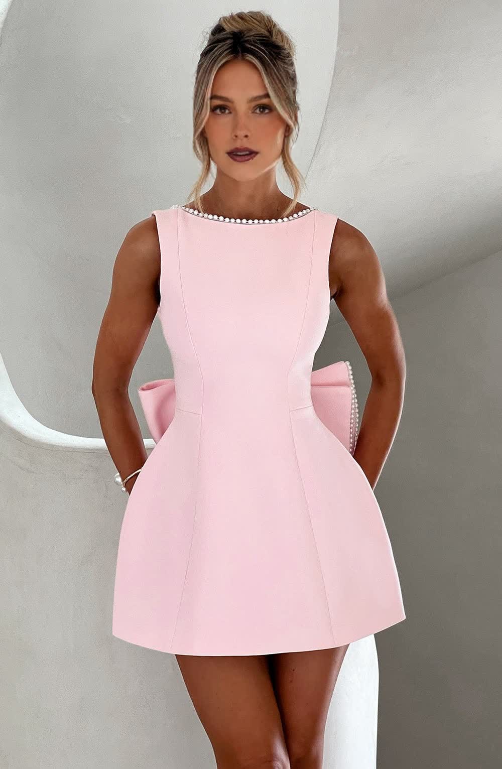 Selene™ Mini Dress - Blush
