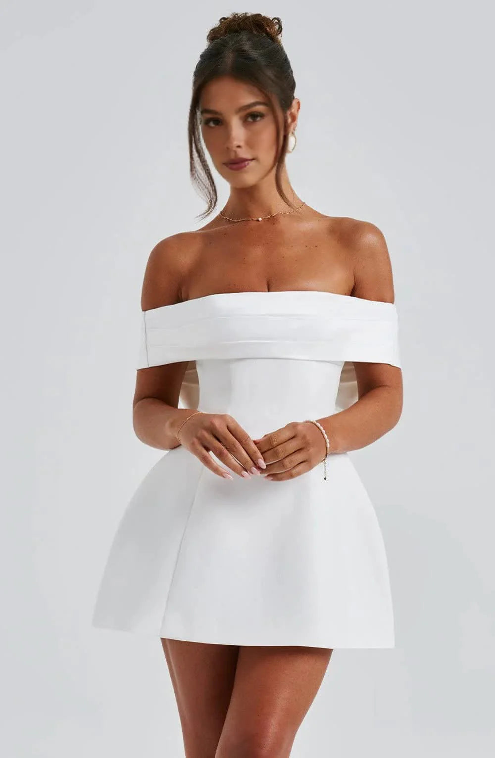 LÉORA™ MINI DRESS - IVORY