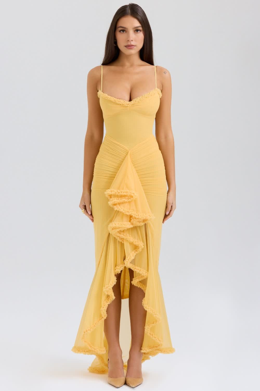 Celiné Maxi Dress - Apricot