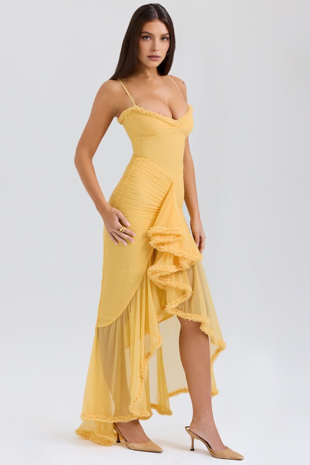 Celiné Maxi Dress - Apricot