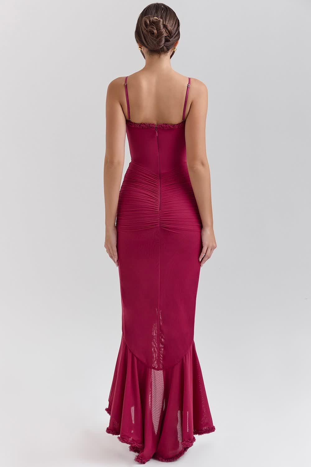Celiné Maxi Dress - wine