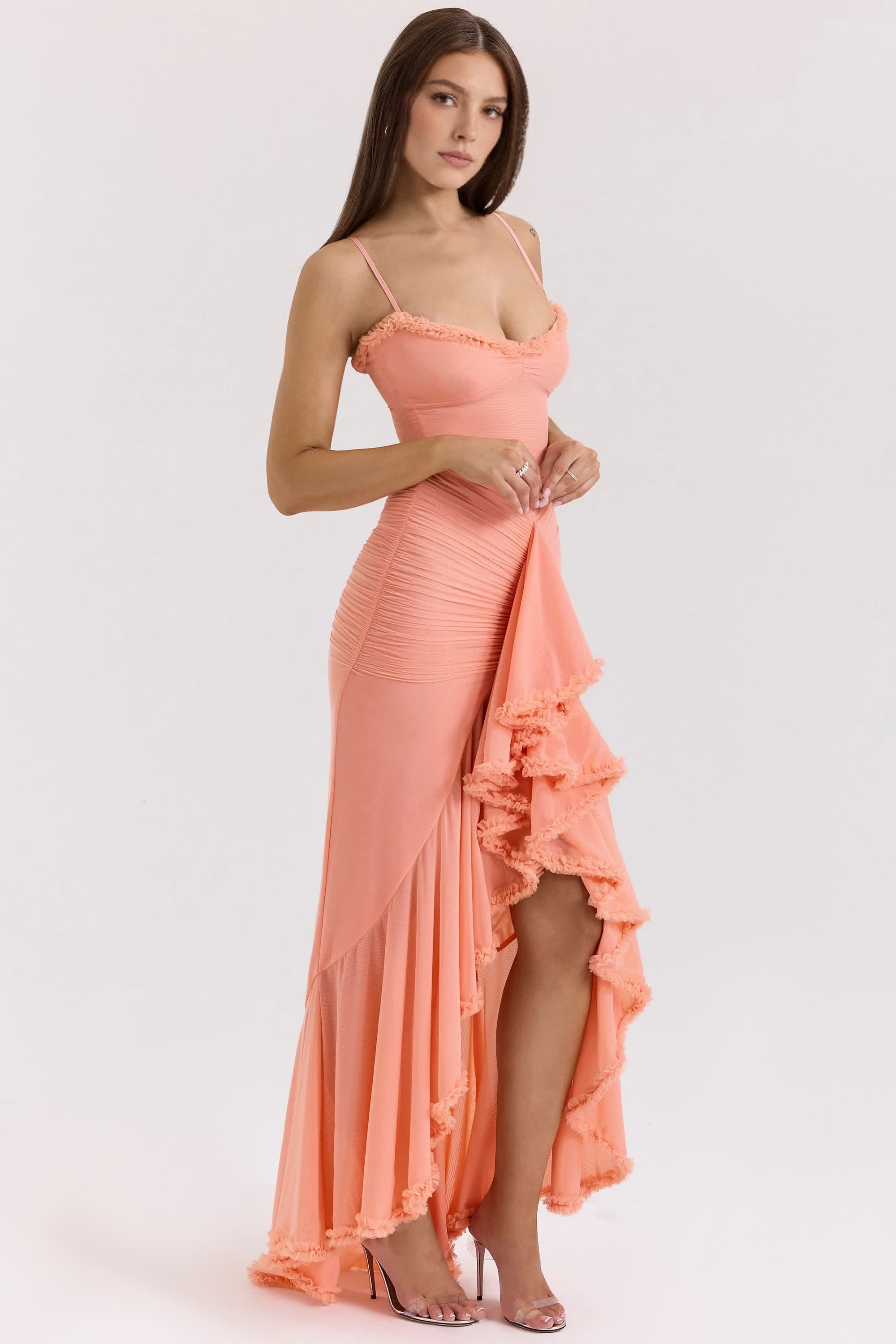 Celiné Maxi Dress - Peach