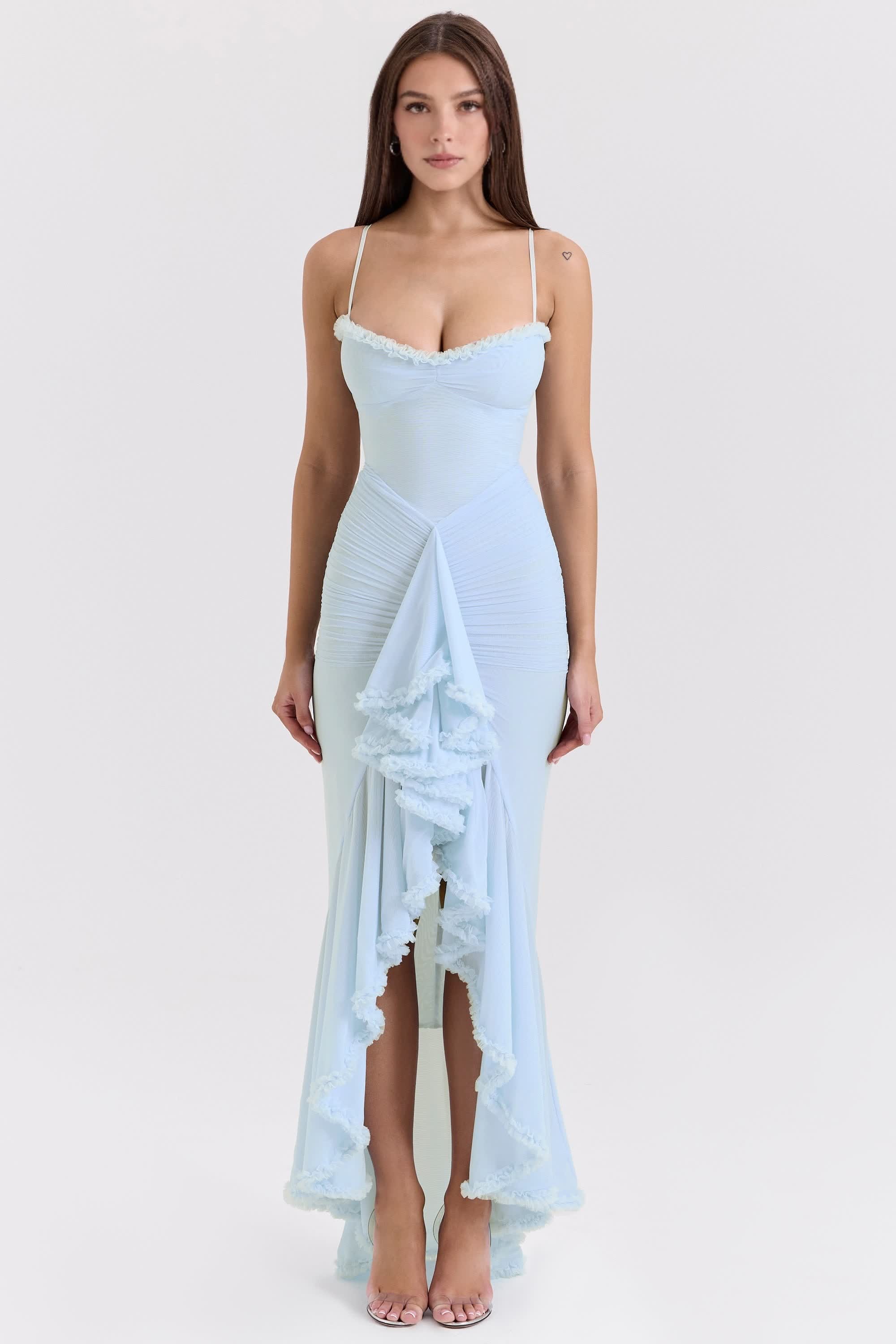 Celiné Maxi Dress - ice blue