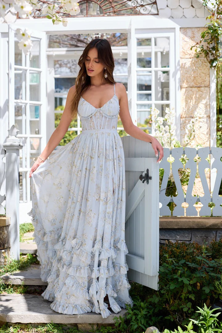 Carmen™ – Victorian Blue Roses Dress