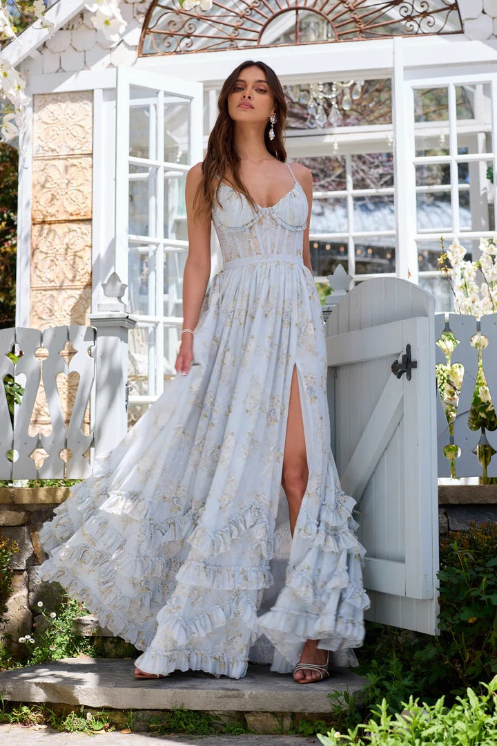 Carmen™ – Victorian Blue Roses Dress