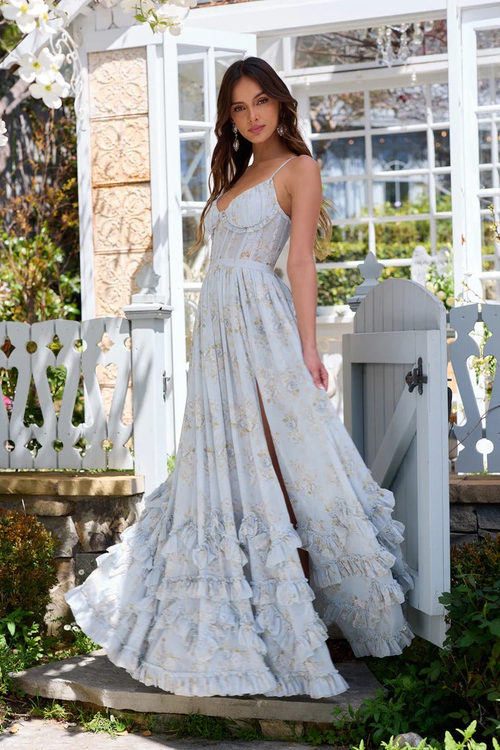 Carmen™ – Victorian Blue Roses Dress