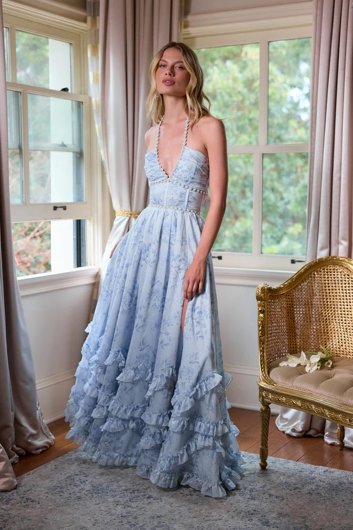 Scarlette™ – Blue Tapestry Rose Dress