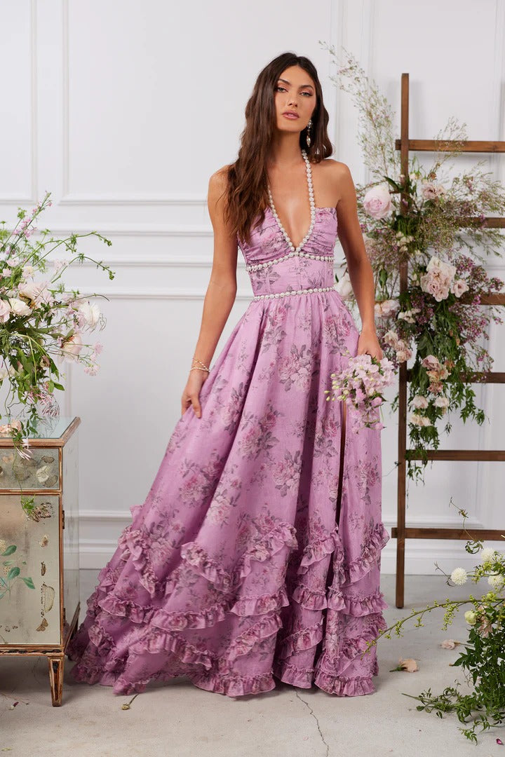 Scarlette™ – Lilac Tapestry Rose Dress