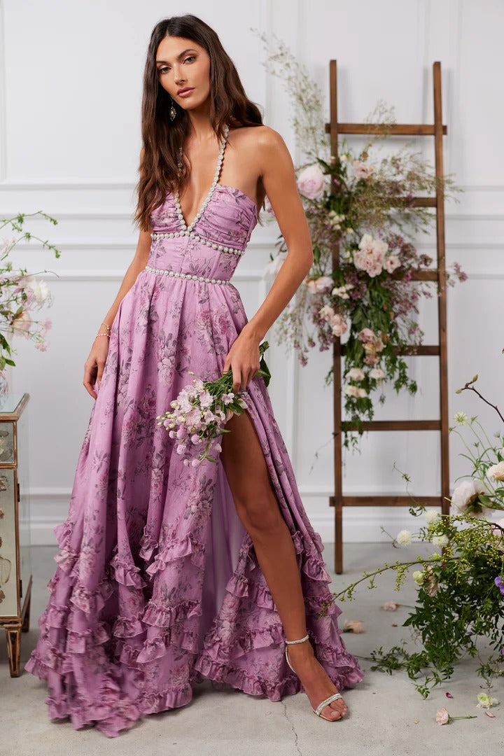 Scarlette™ – Lilac Tapestry Rose Dress