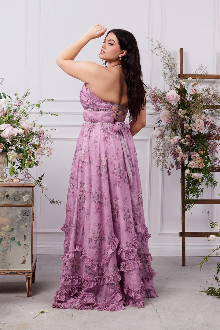 Scarlette™ – Lilac Tapestry Rose Dress