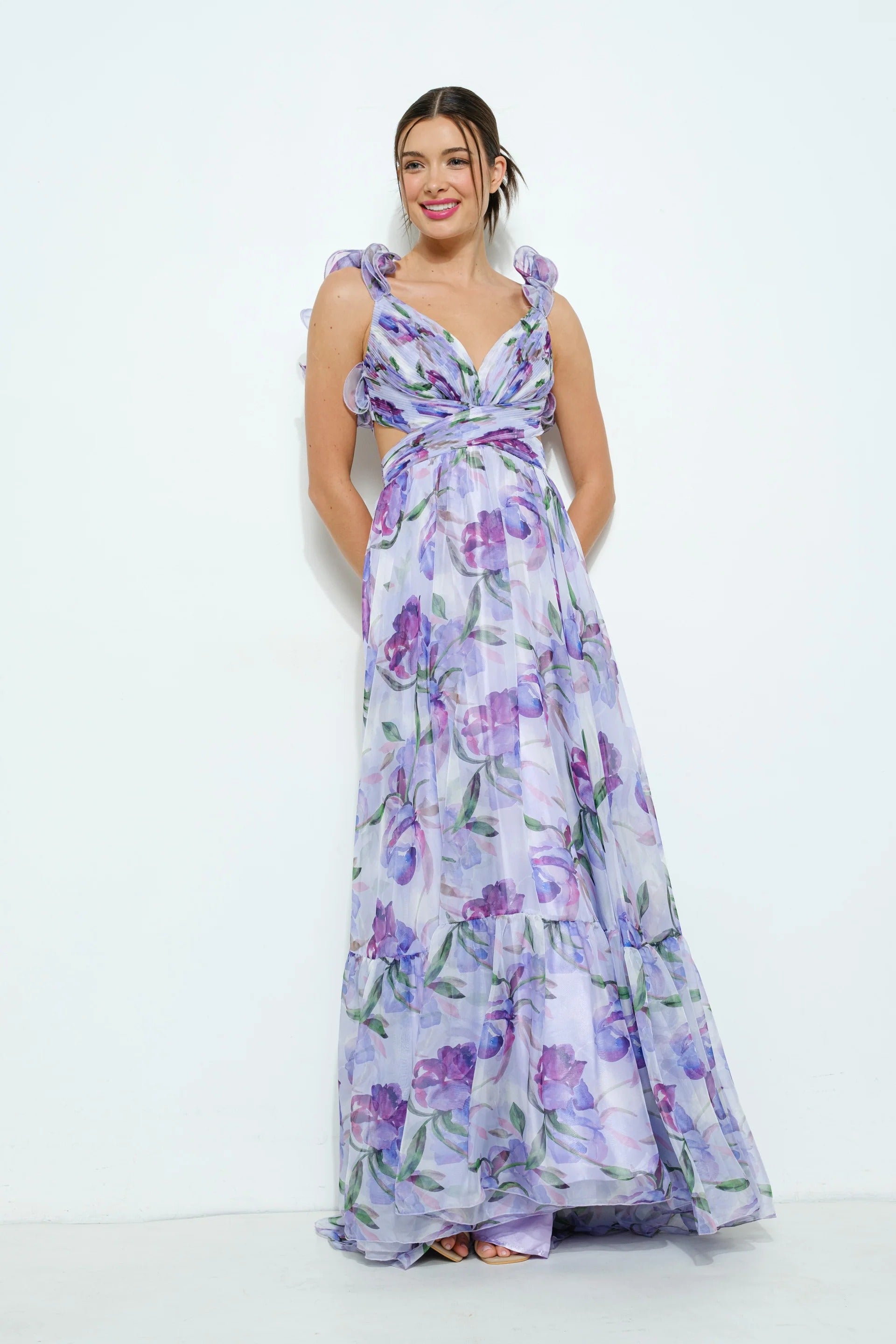 Élégance Fleurie™ – Sexy Floral Dress