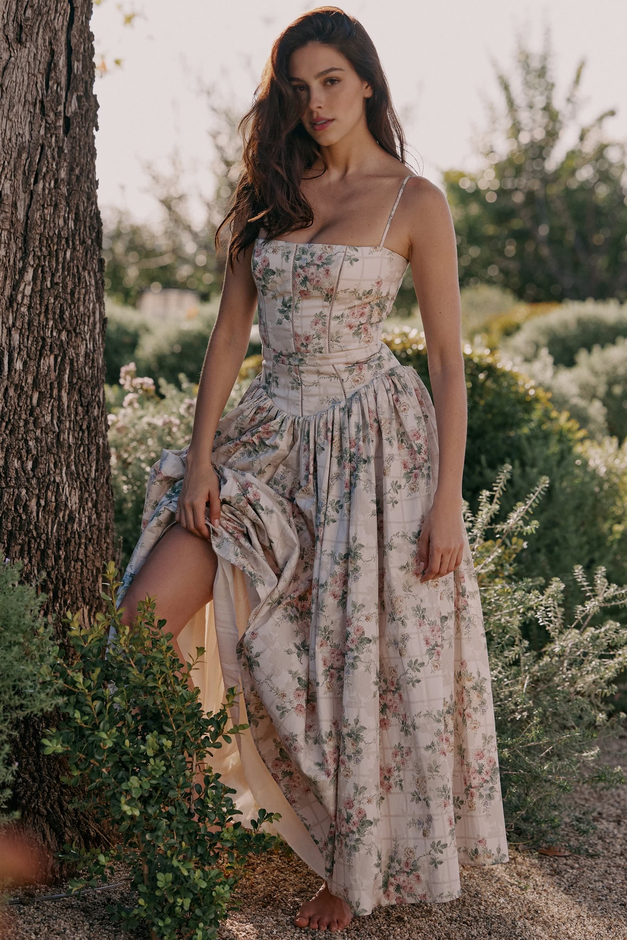 Florévia™ Floral Midi Sundress