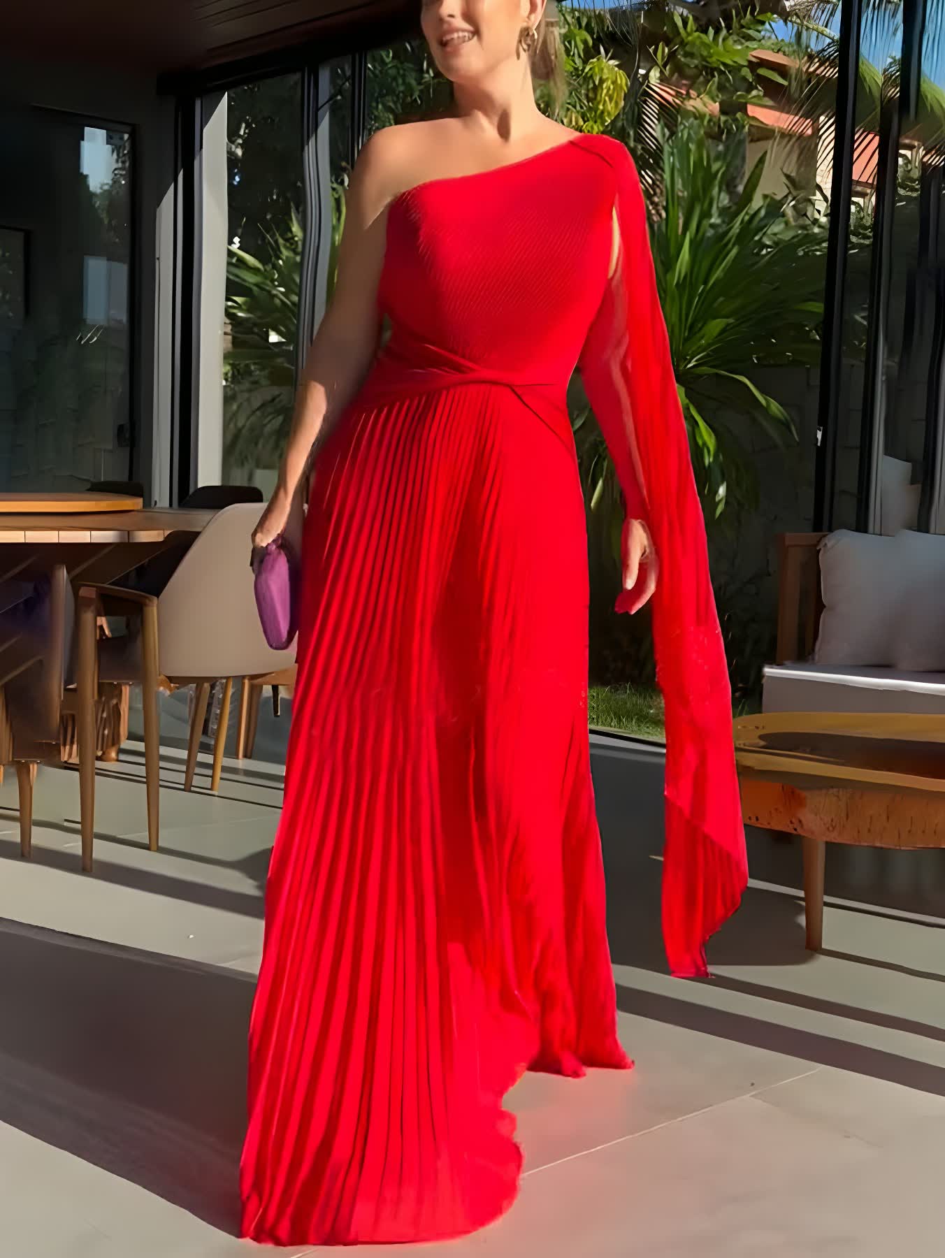 Soirte™ Off-Shoulder Maxi Dress