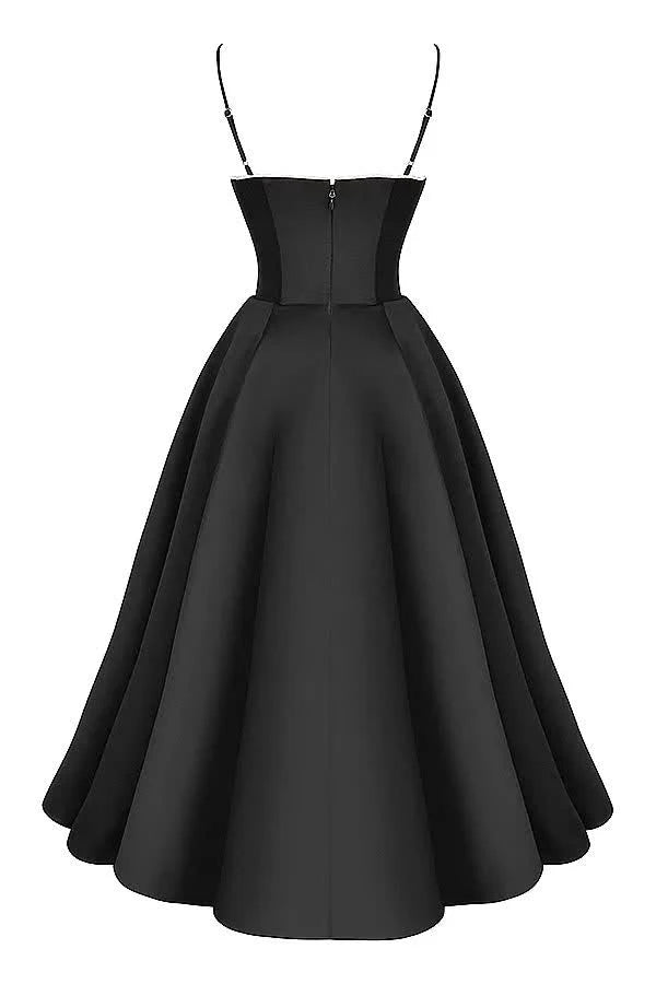 ELOVIA™ MIDI DRESS - BLACK