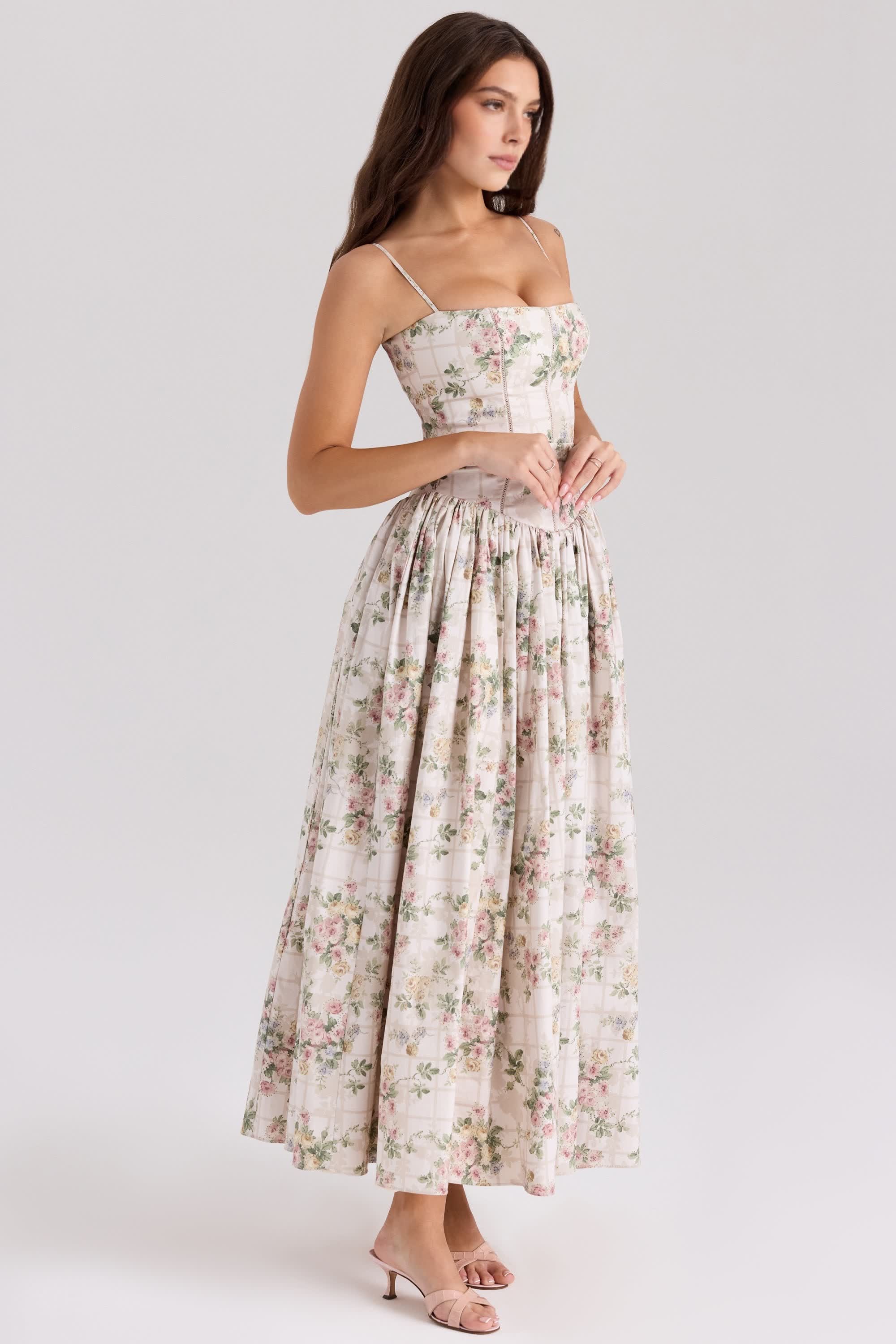 Florévia™ Floral Midi Sundress