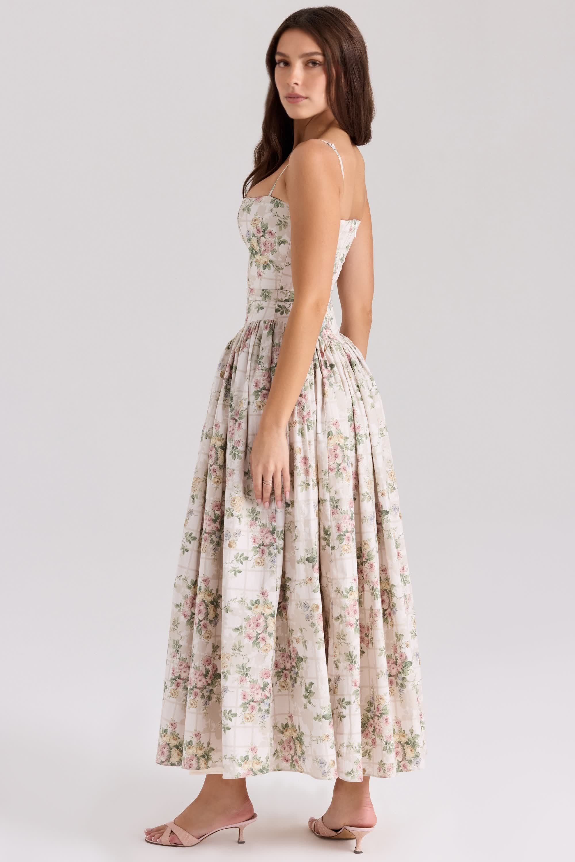 Florévia™ Floral Midi Sundress