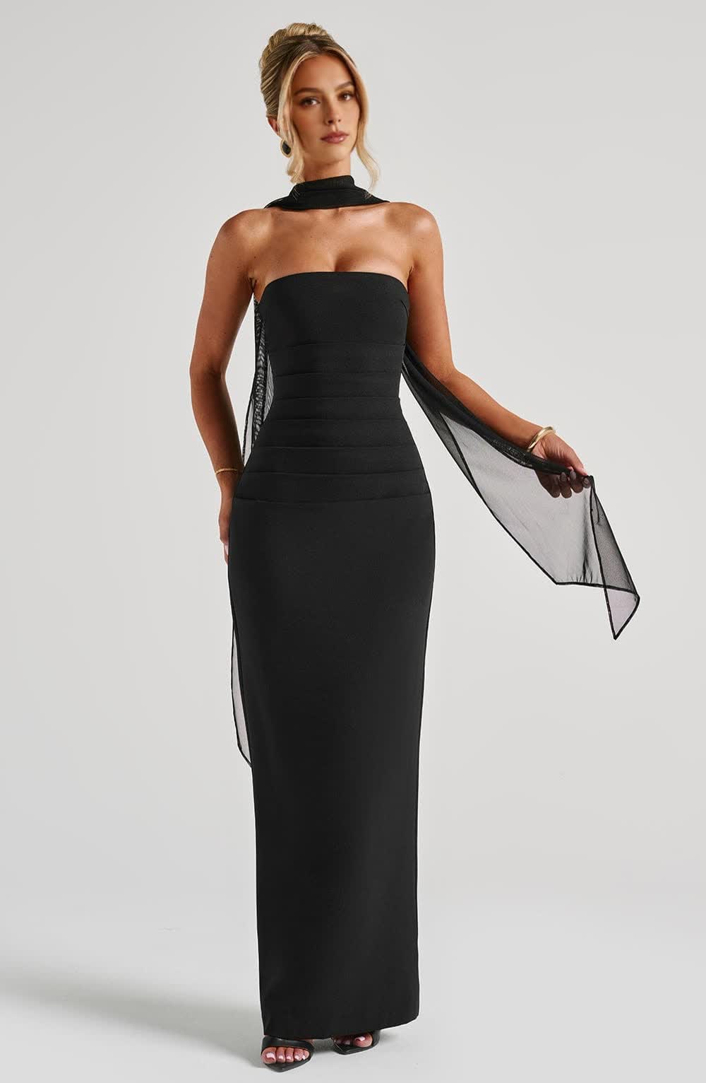 Noélie™ Maxi Dress - Black