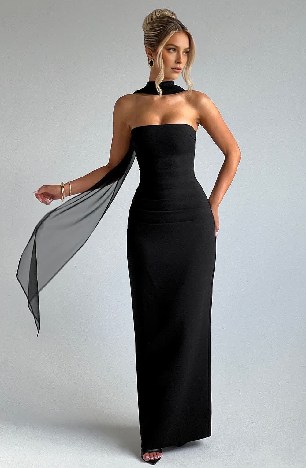 Noélie™ Maxi Dress - Black