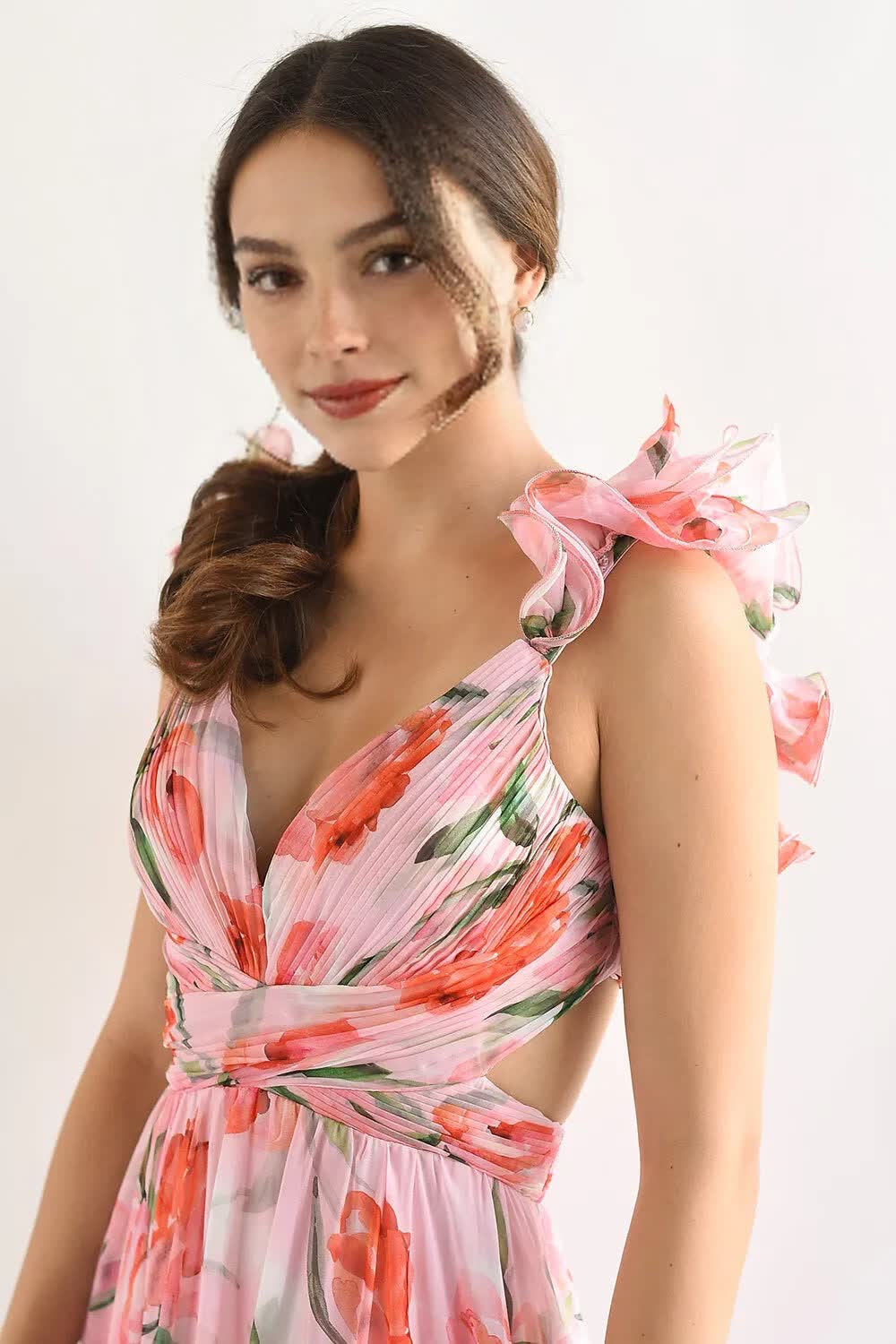Élégance Fleurie™ – Sexy Floral Dress
