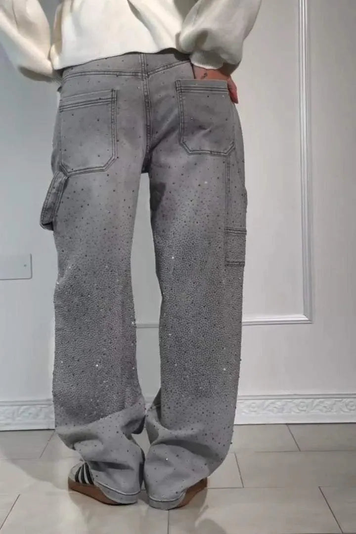 Lunara™ – Casual Rhinestone Jeans
