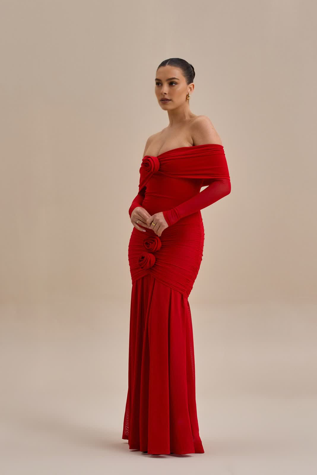 Vivara Rouge Maxi Gown | RED