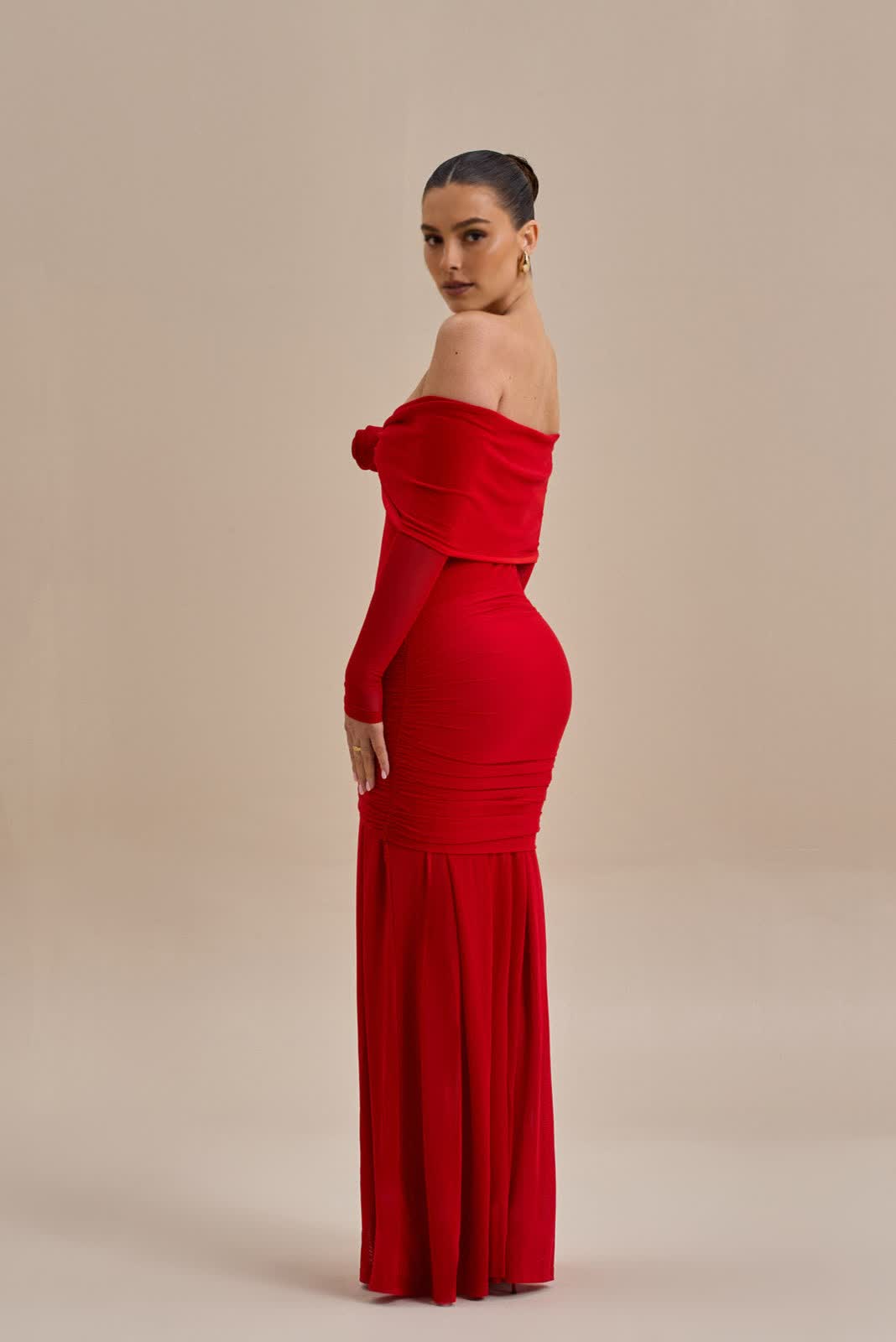 Vivara Rouge Maxi Gown | RED