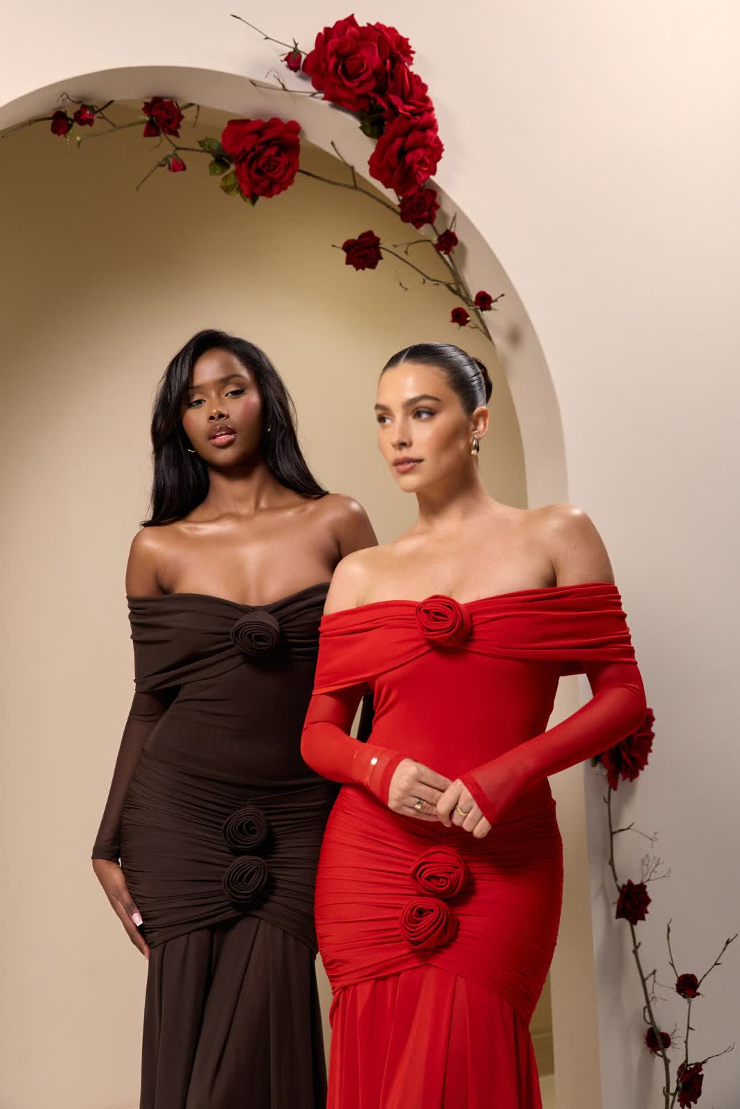 Vivara Rouge Maxi Gown | RED