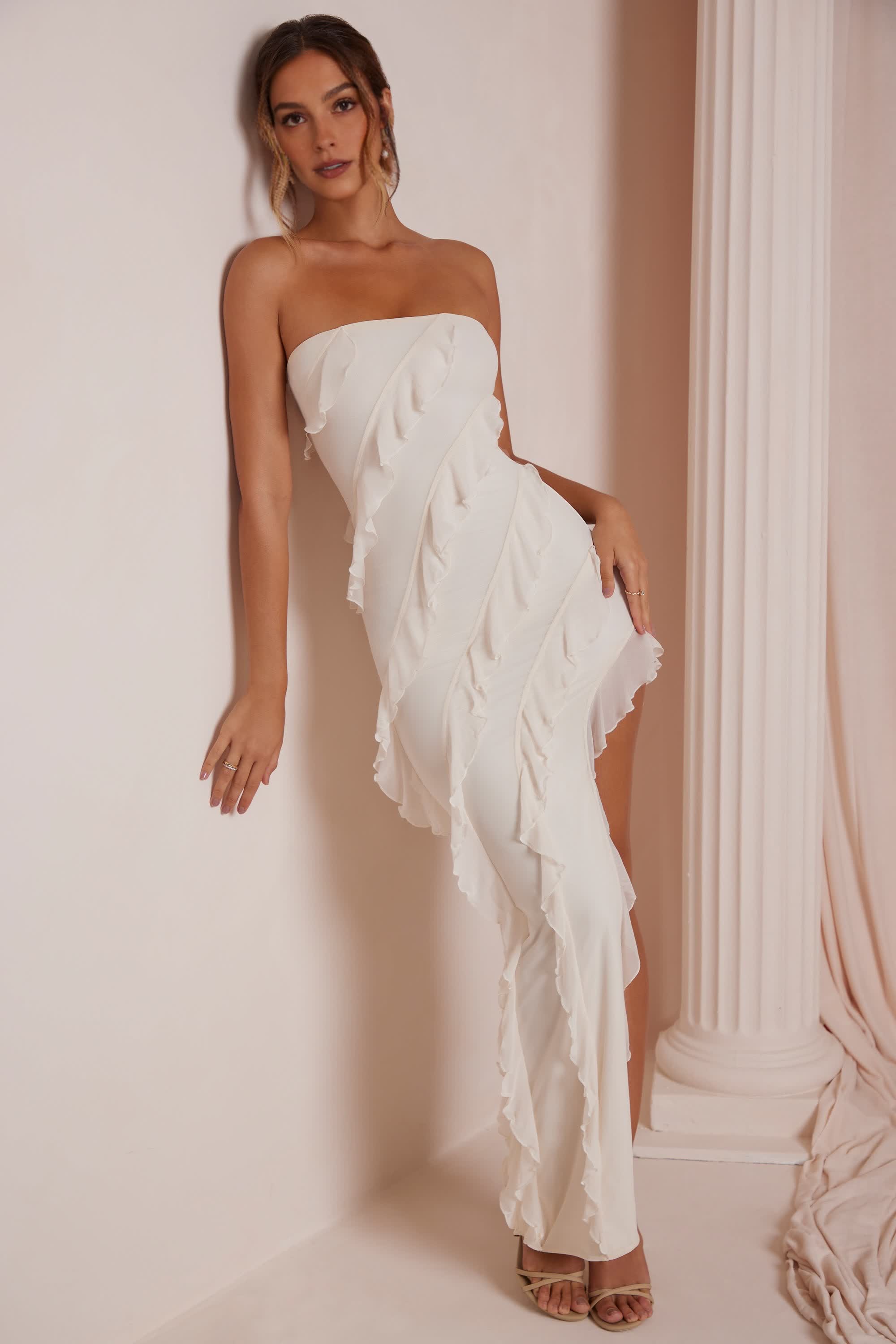 Nevali™ Maxi Dress - Ivory