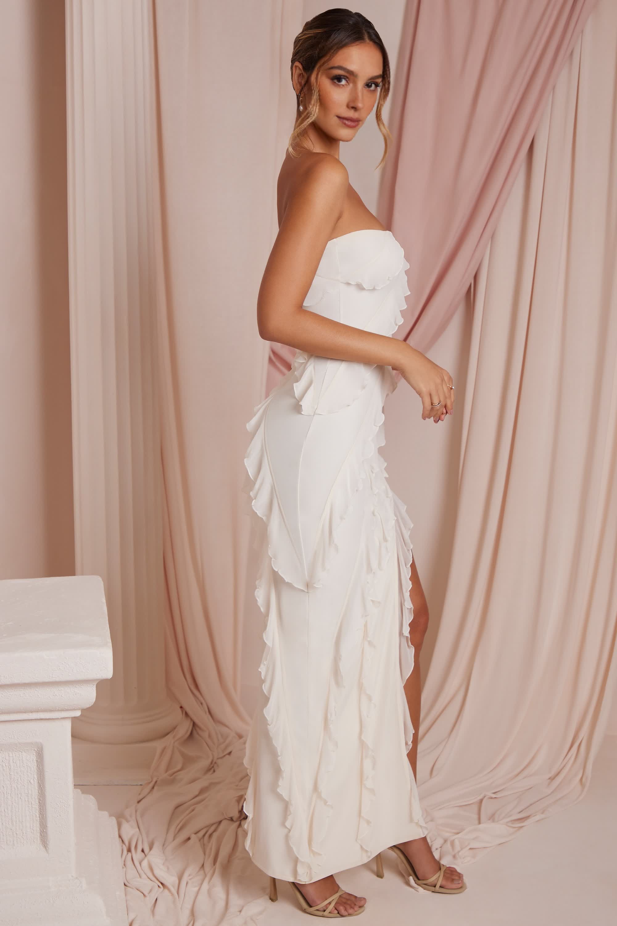 Nevali™ Maxi Dress - Ivory