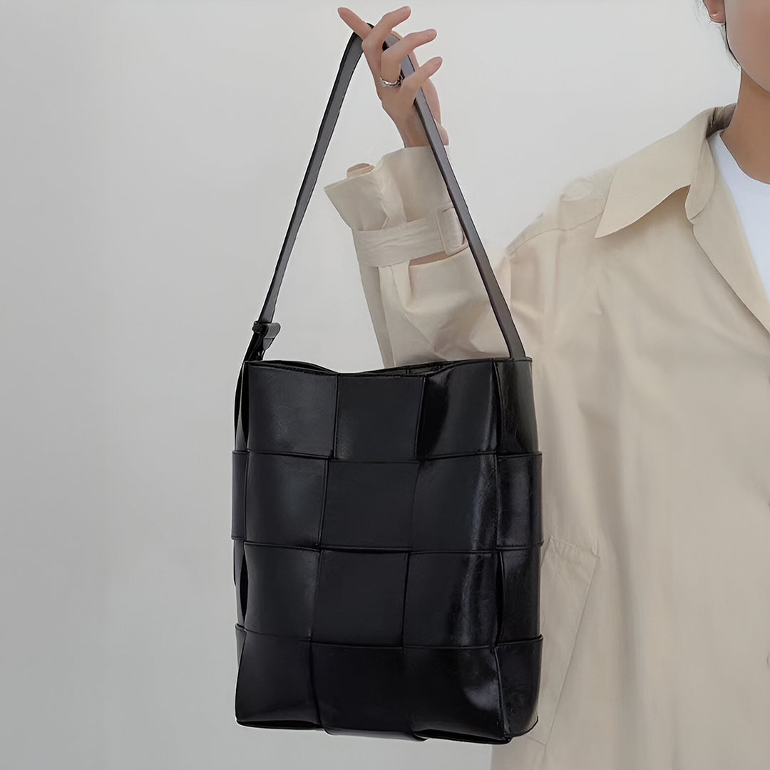 Natalie Woven Shoulder Bag
