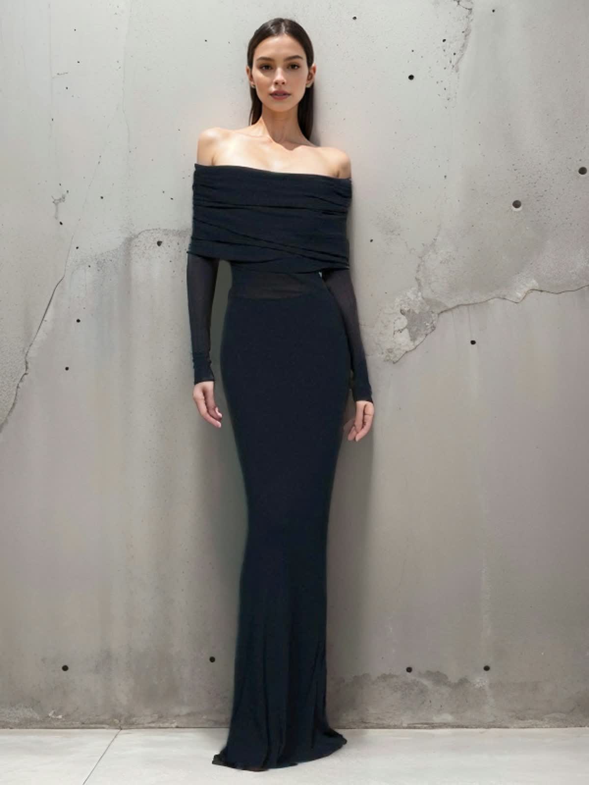 Isalina™ Off-Shoulder Maxi Dress