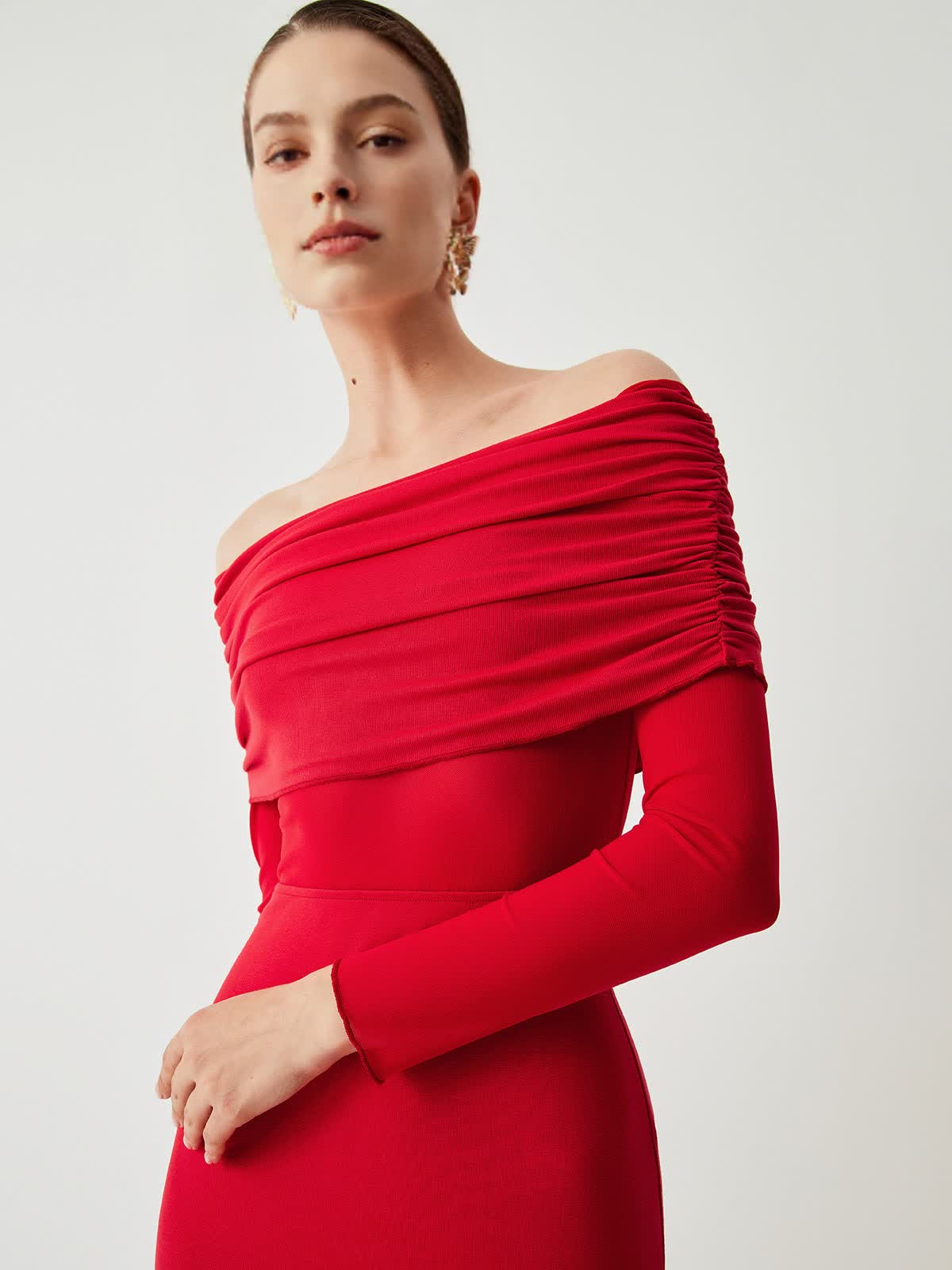 Isalina™ Off-Shoulder Maxi Dress