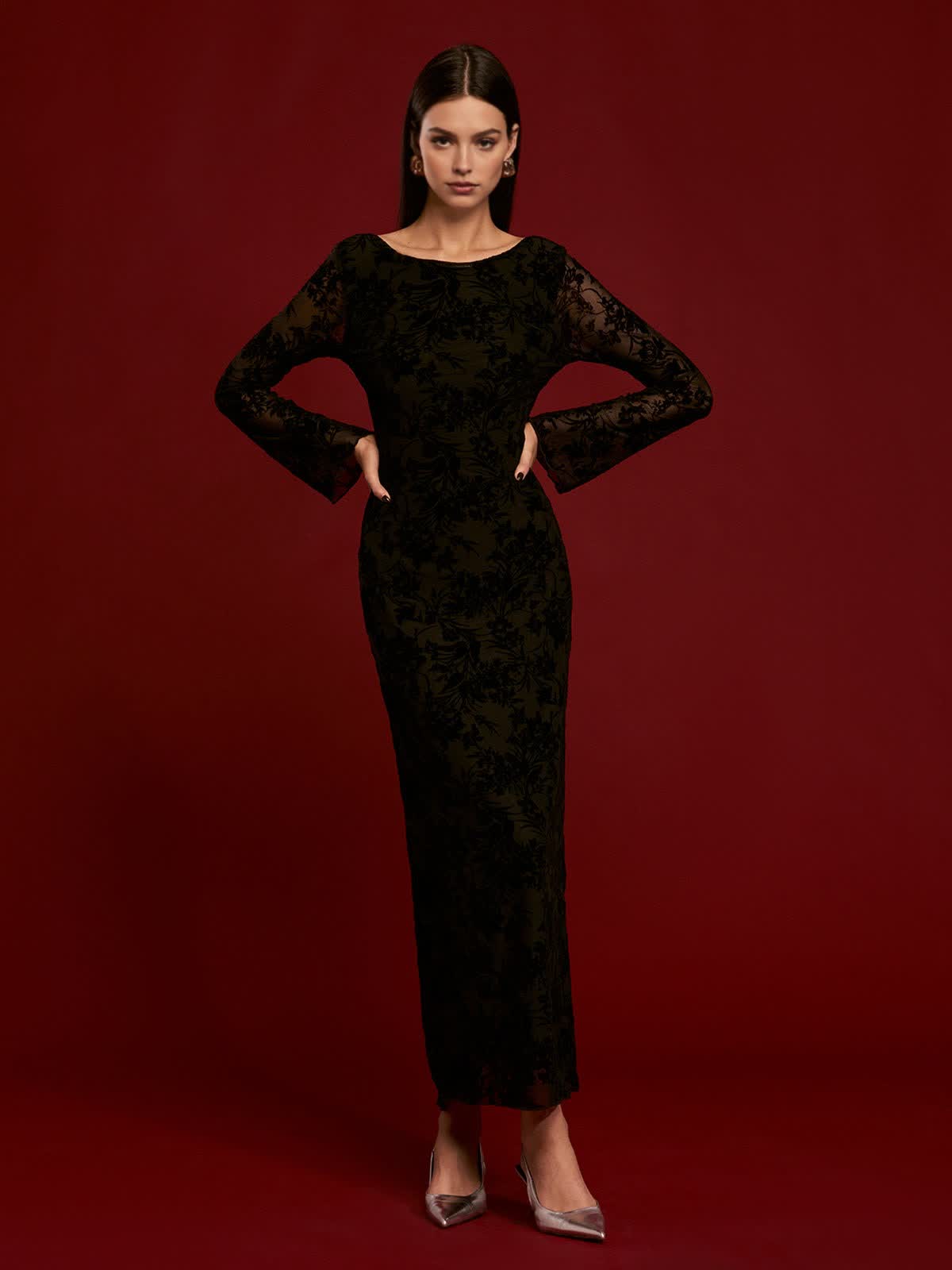 Celestine™ Velvet Maxi Dress