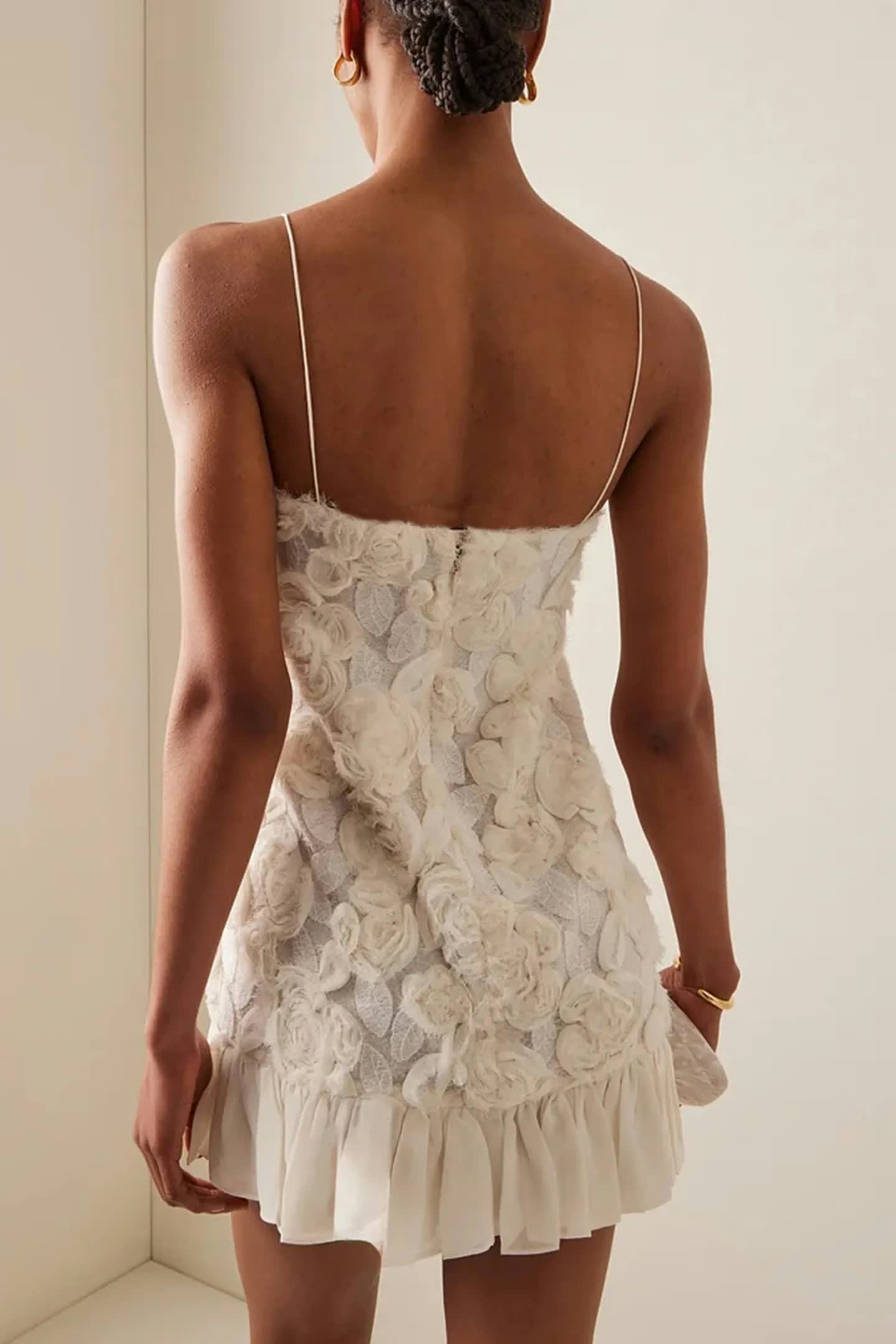 Seraphina™ Blush Petal Chiffon Mini