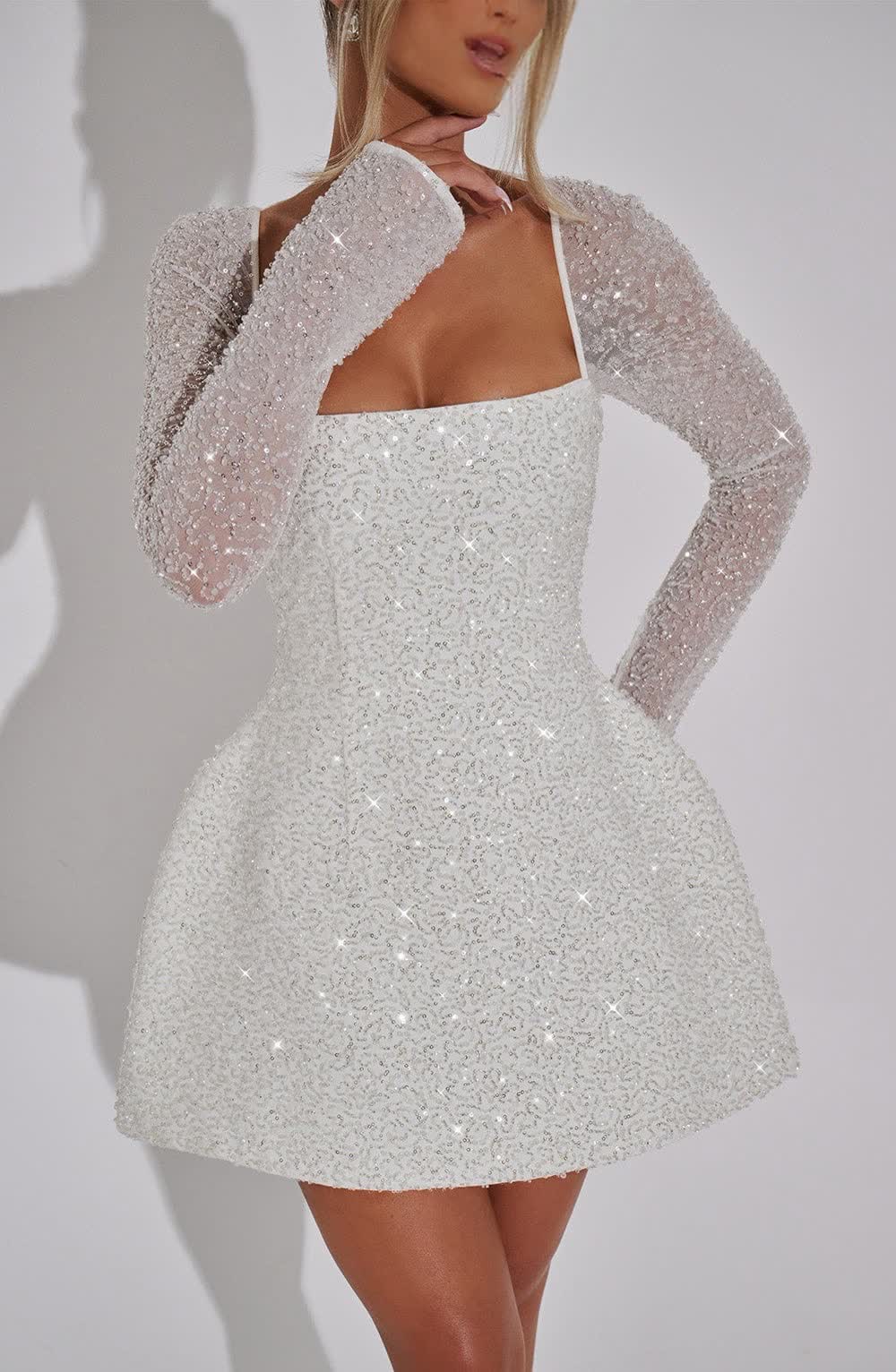 Violetta™ Mini Dress - Ivory