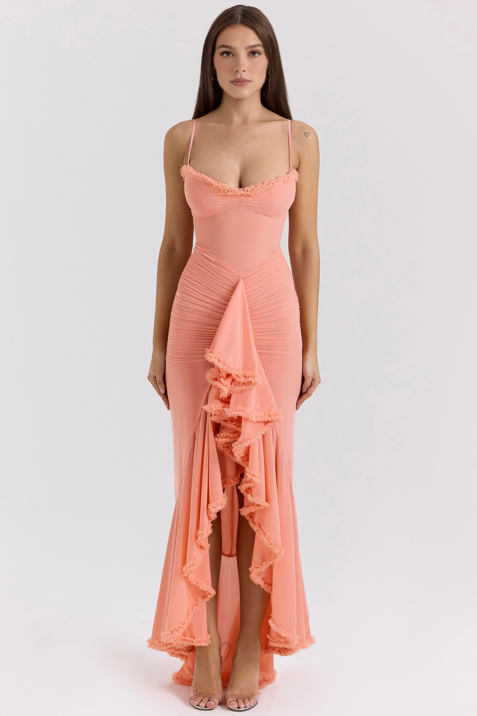 Celiné Maxi Dress - Peach