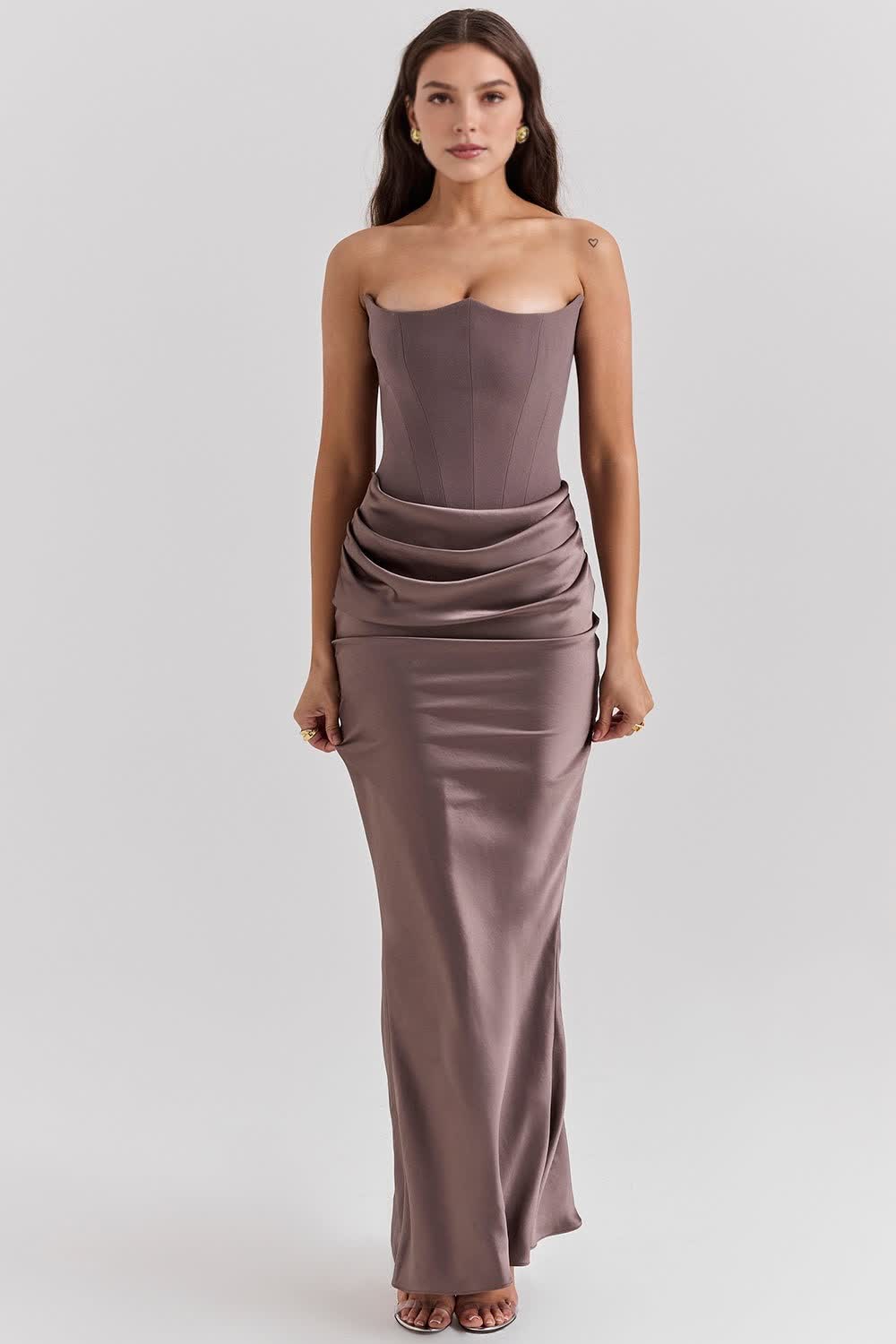 ASTORIA™ MAXI DRESS - SMOKE