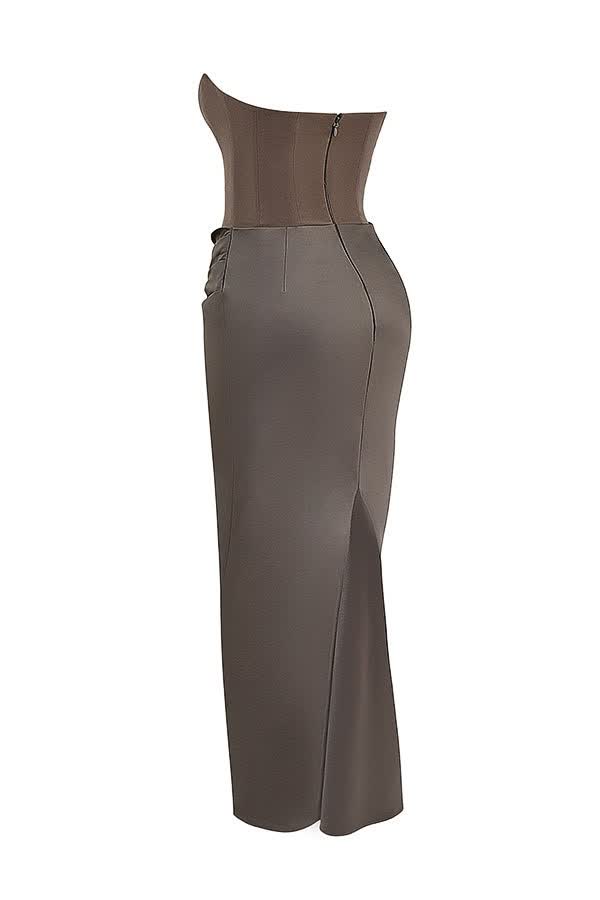 ASTORIA™ MAXI DRESS - SMOKE