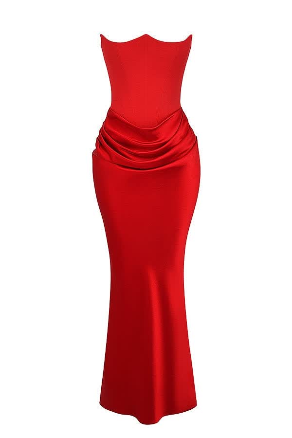 ASTORIA™ MAXI DRESS - RUBY