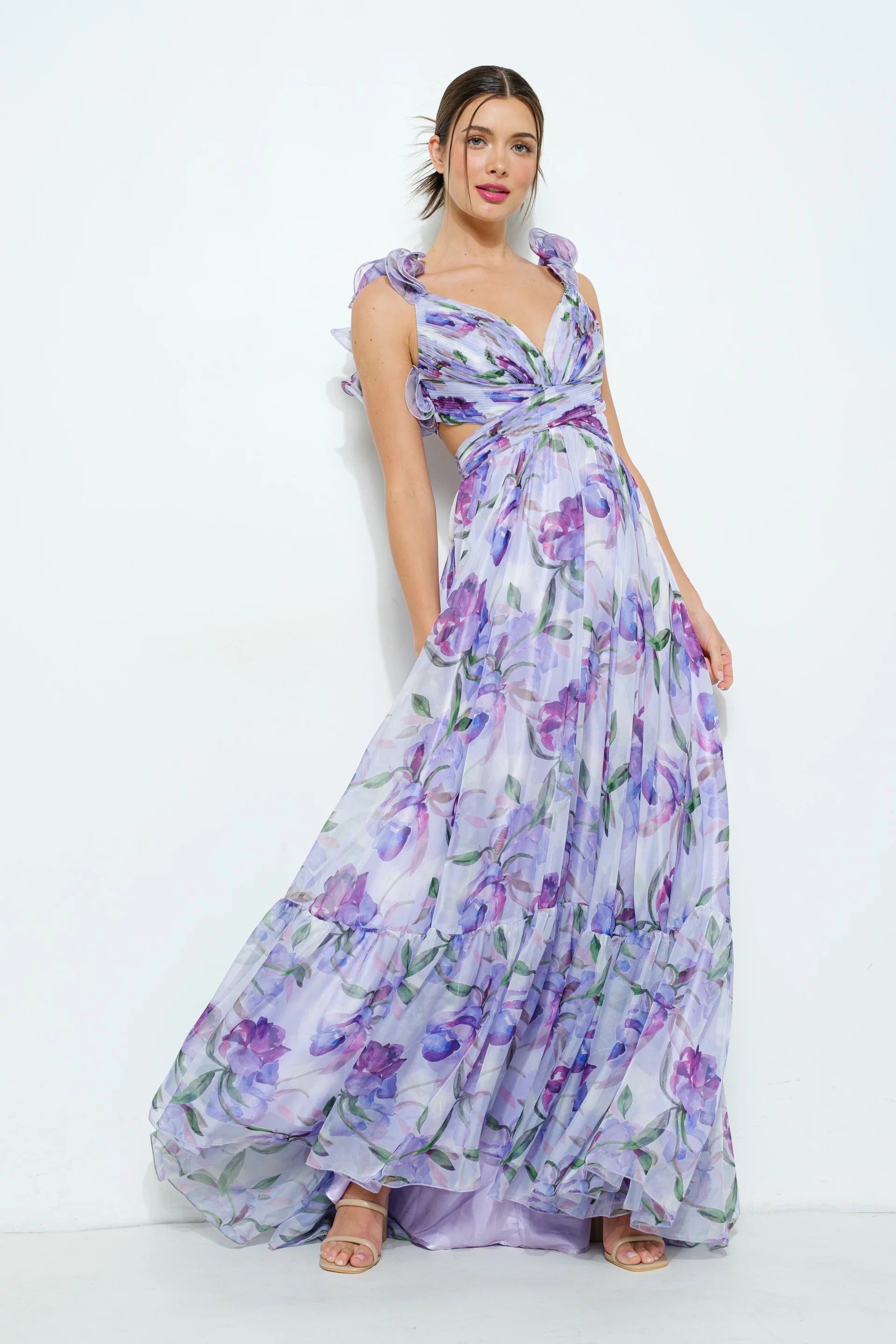 Élégance Fleurie™ – Sexy Floral Dress