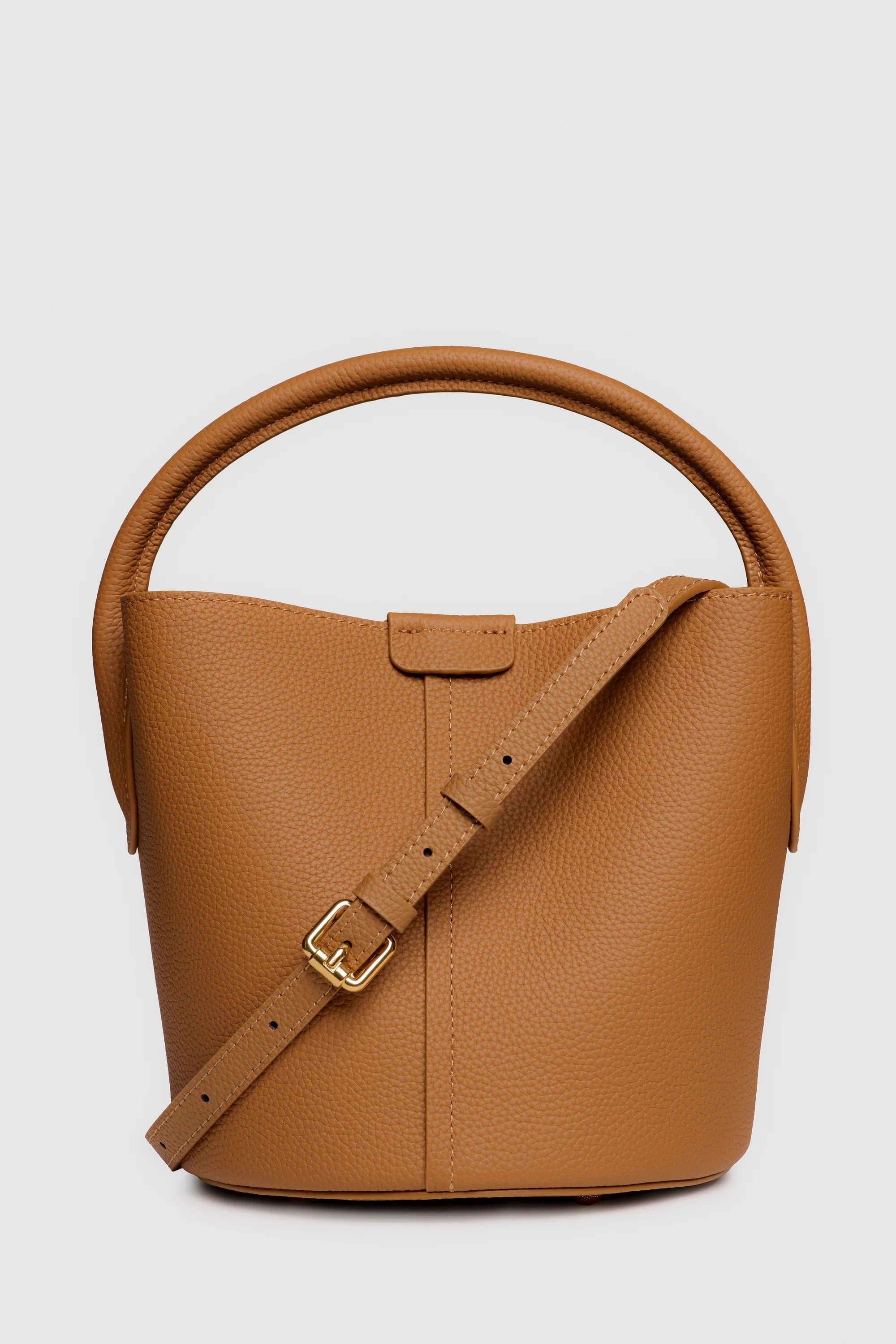 Sac Solène™ – Leather Modern Bucket Bag