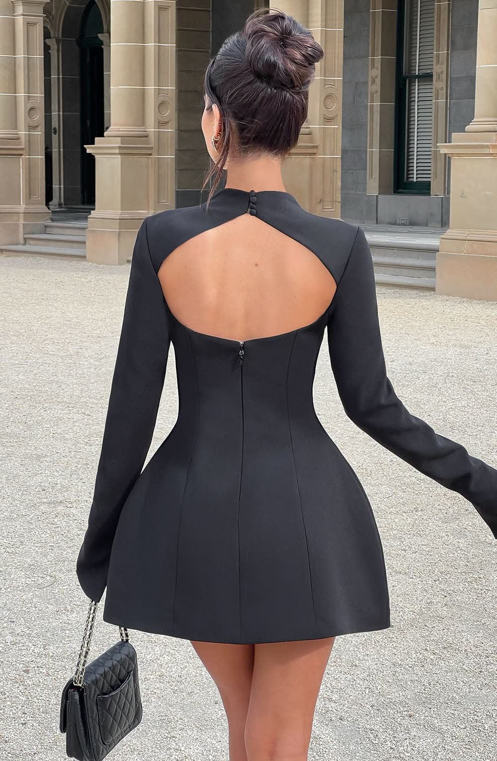 Seraphina™ Mini Dress - Black