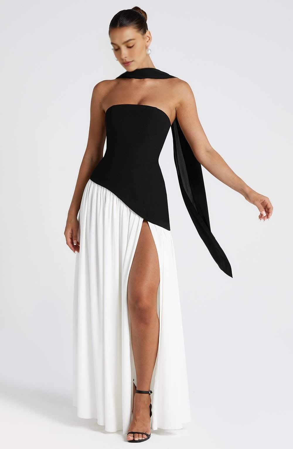 Maliyá™  Maxi Dress - Black/White