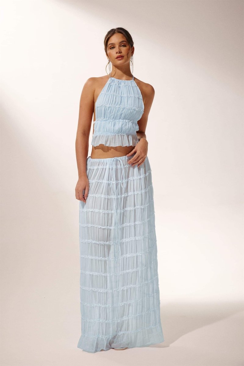 Aloura™ Backless Two-Piece Set - Blue