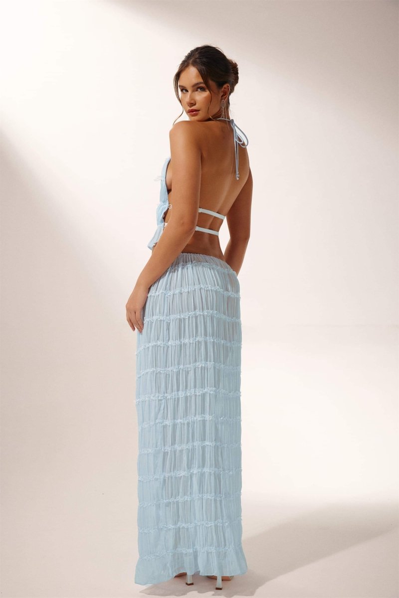Aloura™ Backless Two-Piece Set - Blue