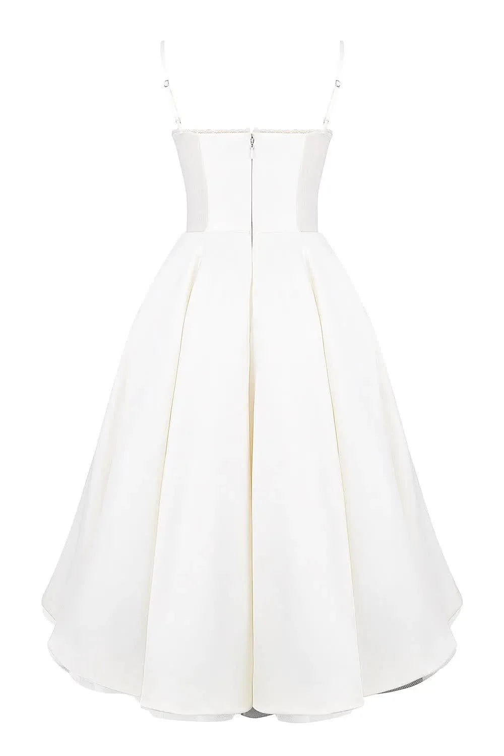 ELOVIA™ MIDI DRESS - WHITE